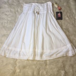 Lapis - strapless dress/skirt XL